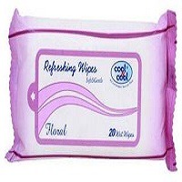 Cool&cool Floral Refreshing Wipes 20